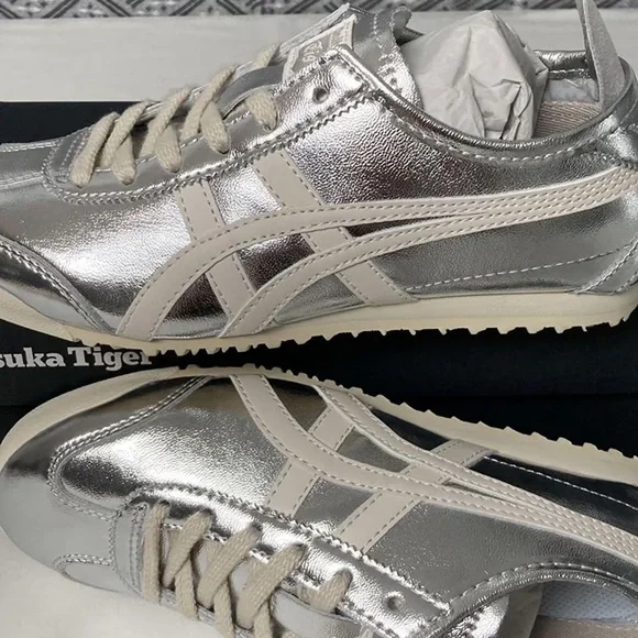 Asics Onitsuka Tiger Mexico 66 Silver Off White - Picture 4 of 6